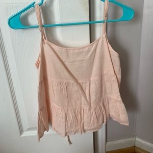 pink tank top